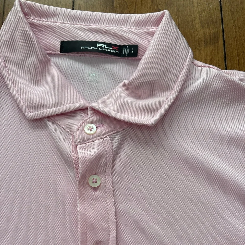 Ralph Lauren RLX Light Pink Polo Shirt
